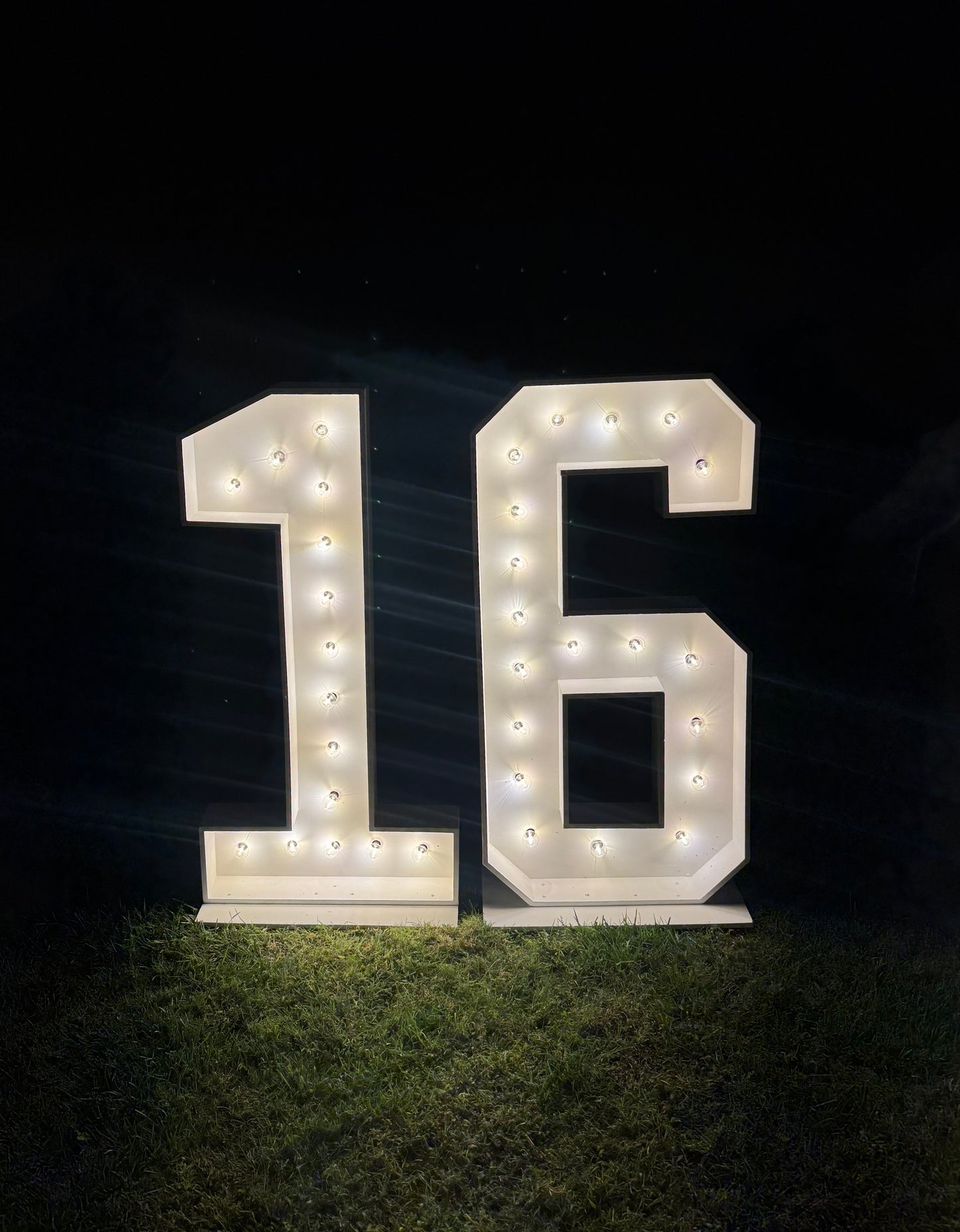 Light Up Marquee Numbers (Rental Only)