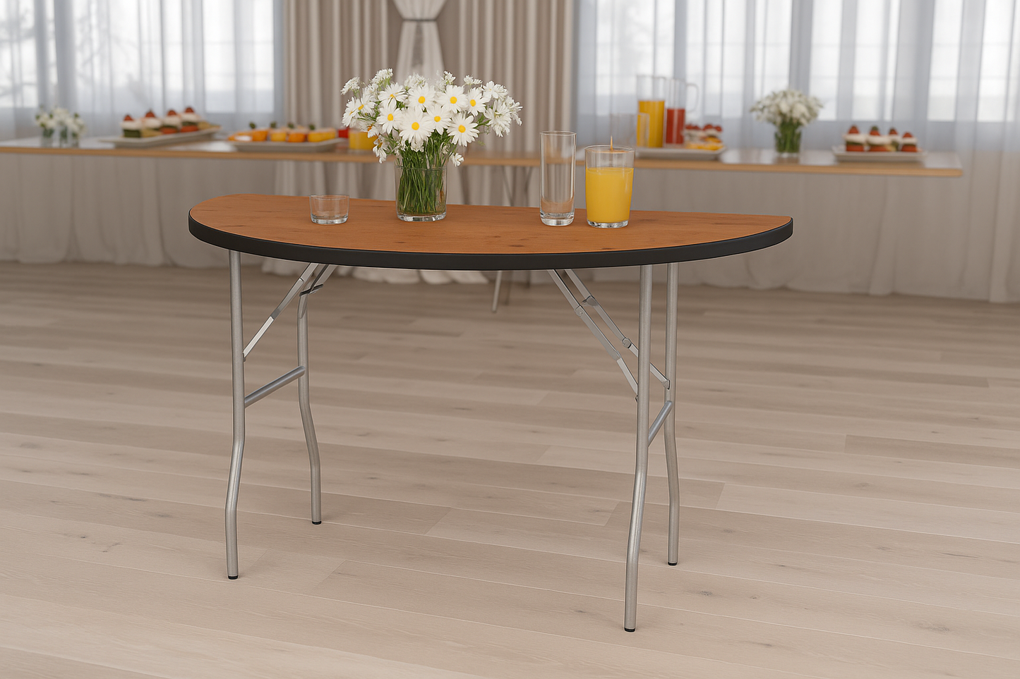 Half Round 48in Table - Sweetheart Table