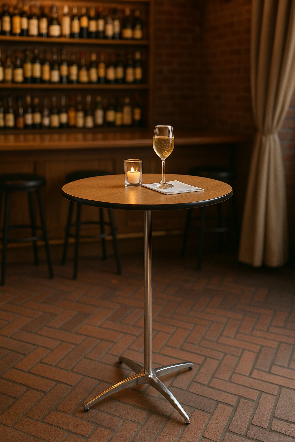 Round Cocktail Table - 30in x 42in