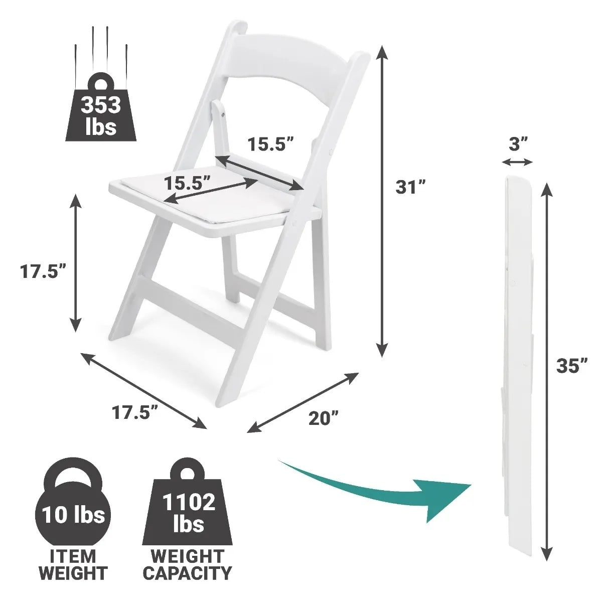 Resin Folding Chair