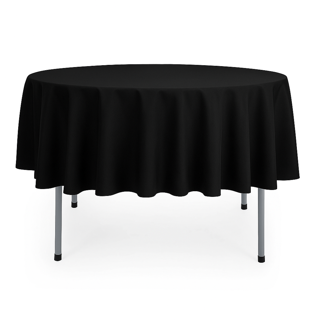 Round Table Linens - Seat Level 6ft Round Tablecloth