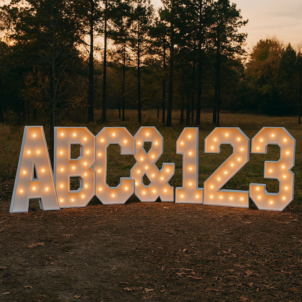 Light Up Marquee Numbers (Rental Only)